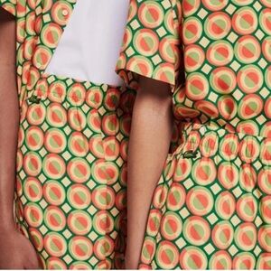 Lacoste for Ricky Regal Men’s Multicolor Geometric Shorts